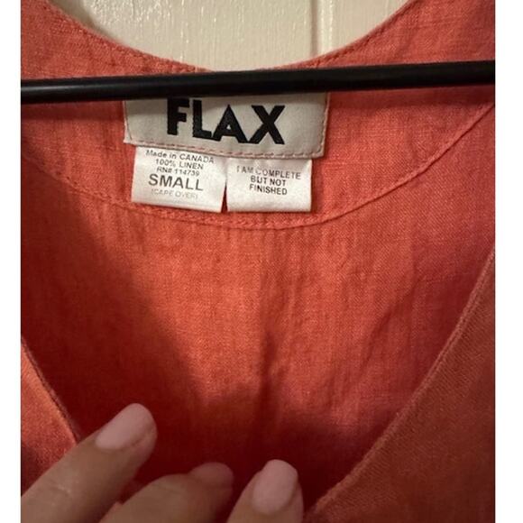 FLAX V-Neck Shift Mini Tank Dress in Koi S - Picture 5 of 5